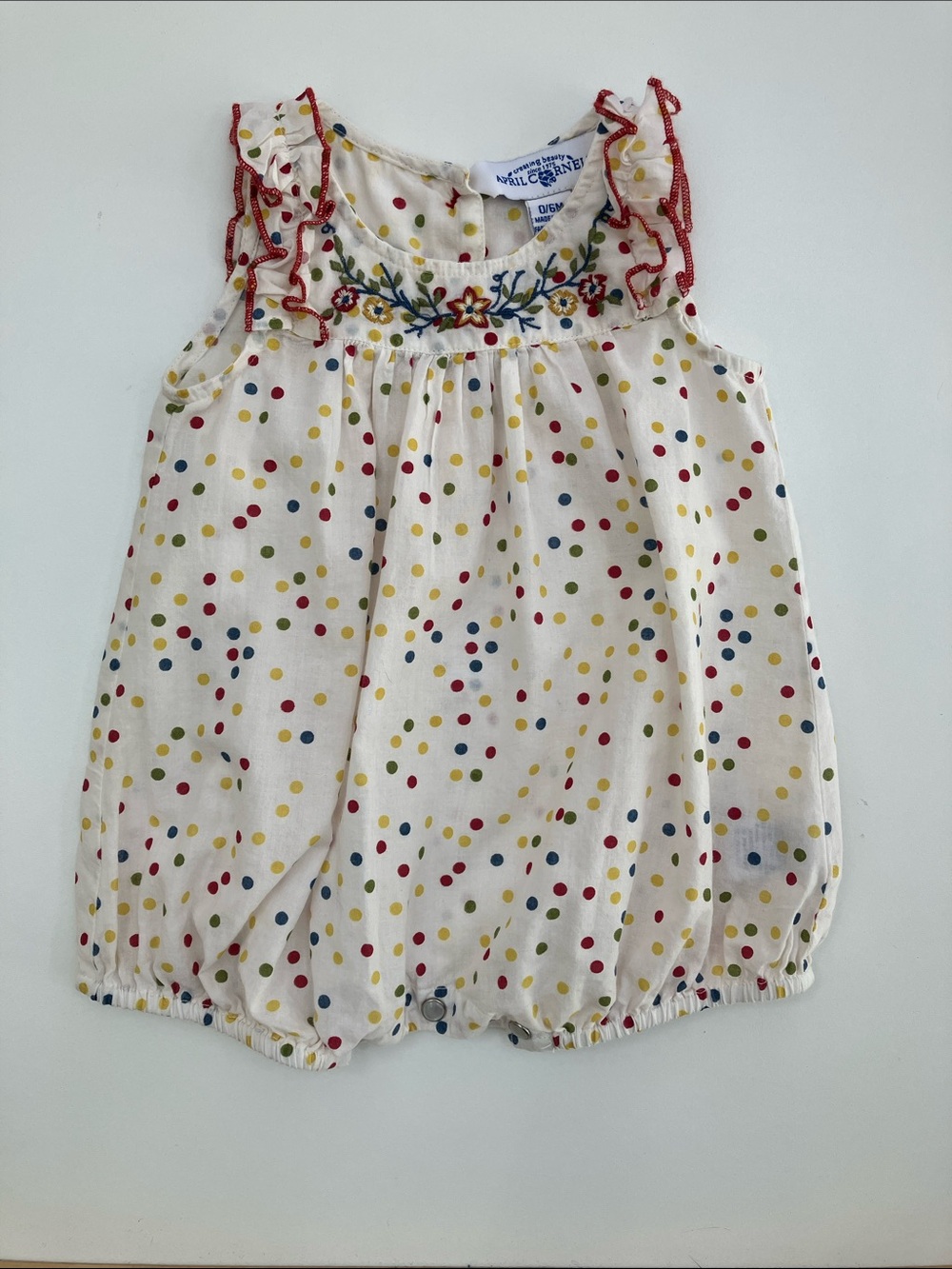 Vintage April Cornell Bubble (size 0-6m)
